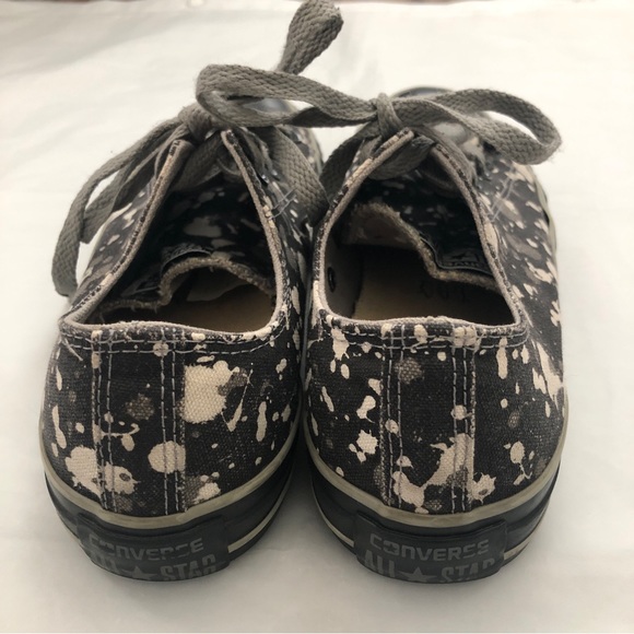 Converse Paint Drip Splatter Low Top Sneakers - Picture 3 of 11